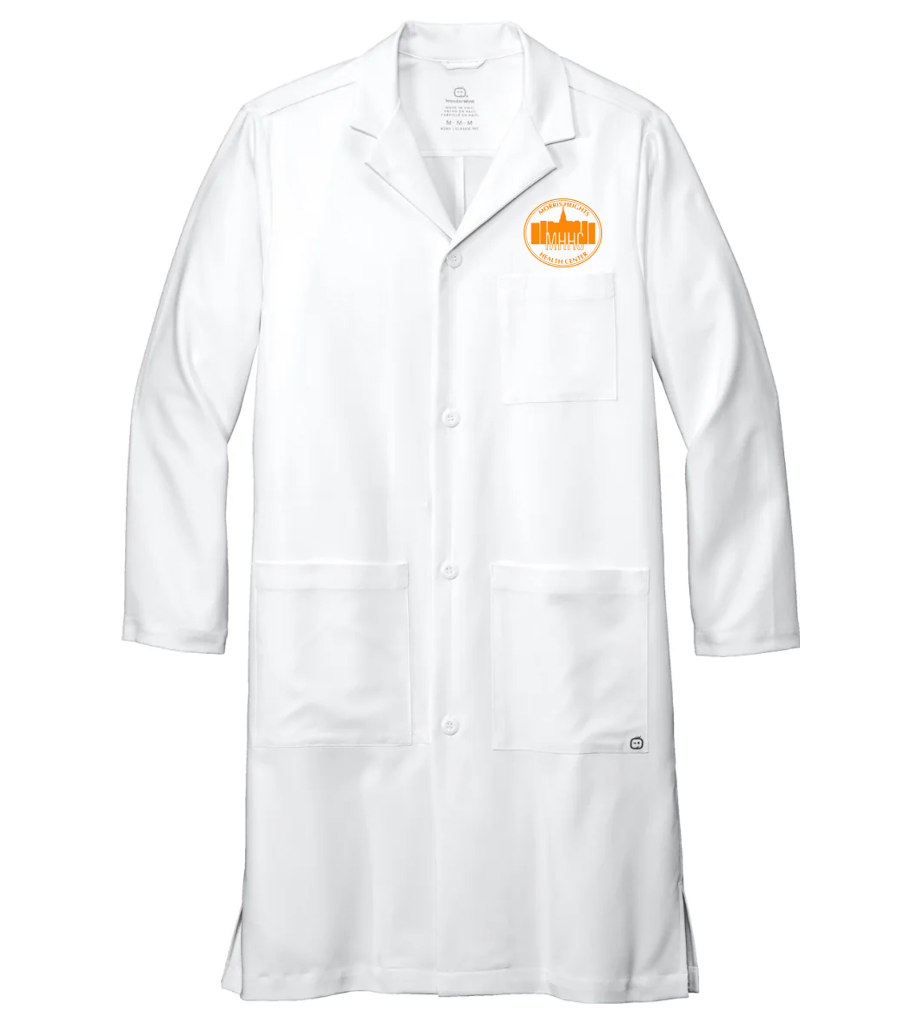 Wink Men's Long Lab Coat